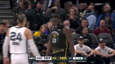 [Highlight] Draymond taunts Dillon Brooks one more time