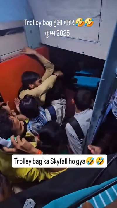 Trolley be like : &ldquo;it&rsquo;s too crowded for me&rdquo;