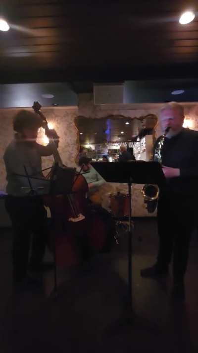 6 months playing double bass, loving every second of it. If any electric players are on the fence, it&rsquo;s worth the work.