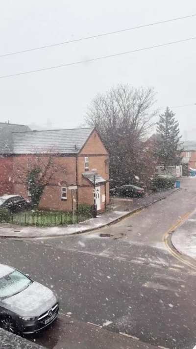 Snow in Hull today
