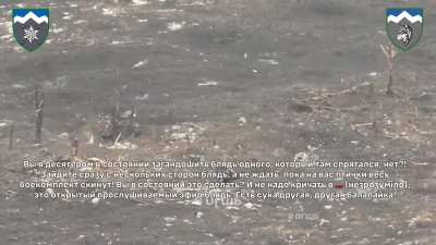 Single Ukrainian soldier stop 10 off russian attackers