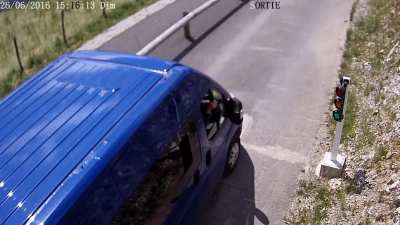 He needed an oil change anyway