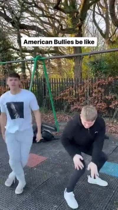 English men 🇬🇧 recreate American 🇺🇸 bullying in school!