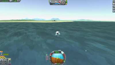 Here is my cruising missle launched from a mobile platform (Stock + DLC)