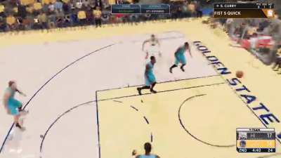 Had alot of fun running with the warriors death lineup I ended up dropping 50 with steph