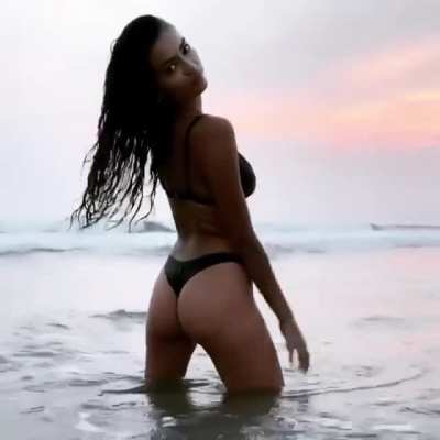 On the beach
