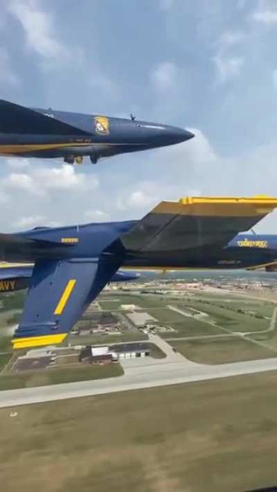US Navy showing their skills with jet