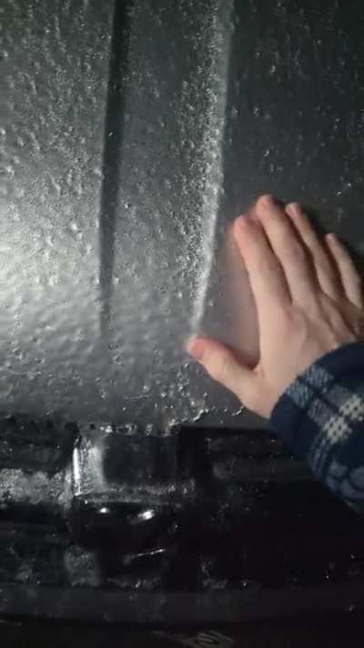 ice storm fun. sound on to hear some good slo mo ice cracking