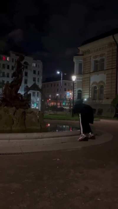man goes head first into his own karma