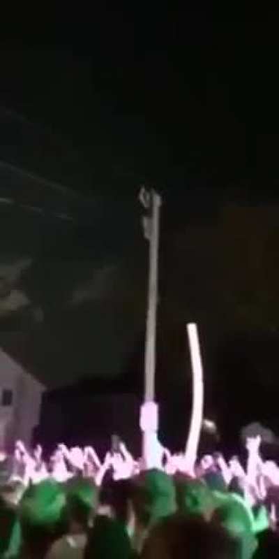 HMFT after I climb an electric pole and get lit