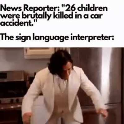 The sign language interpreter