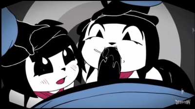 Bonbon and Chuchu (Derpixon) [Mime &amp; Dash]