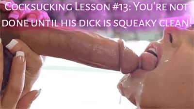 Cocksucking Lesson #13