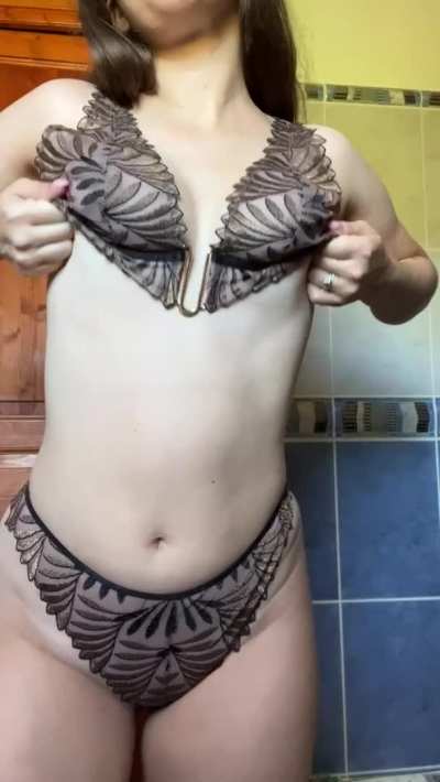 Let me reveal my French perky boobs