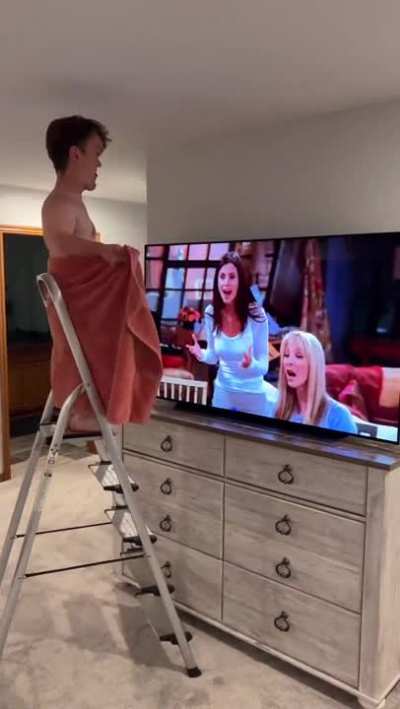 Showing off to friends