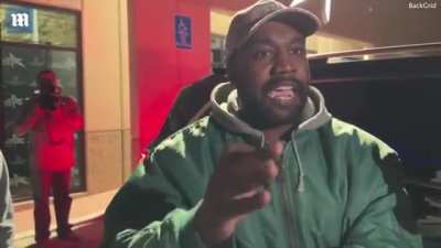 Kanye exhibiting some self-restraint