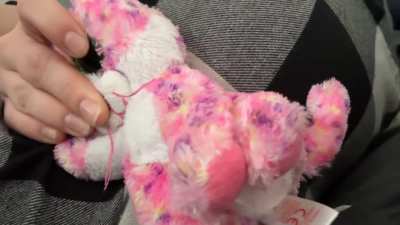 Farting on plush