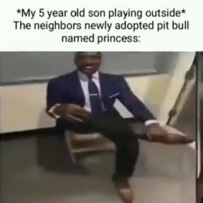 "he doesn't bite"