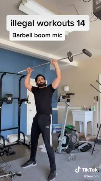 He&rsquo;s back again with another illegal workout