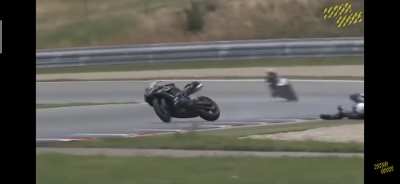 Motorcycle crash