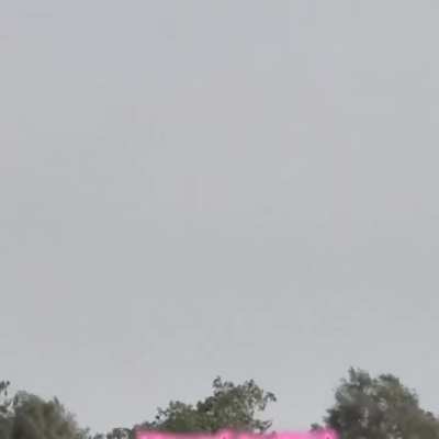 Emirati F16 engaging an Iranian drone at low level with an AIM-9