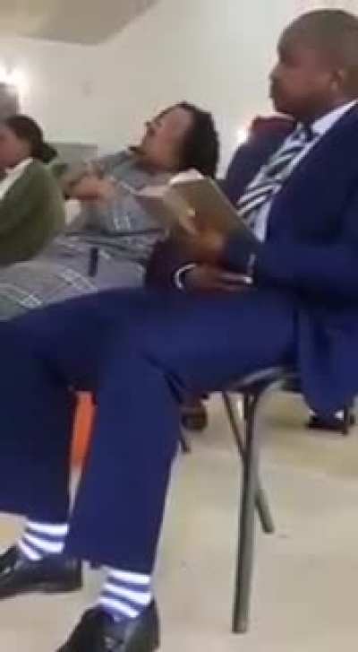 Dozing off in Church
