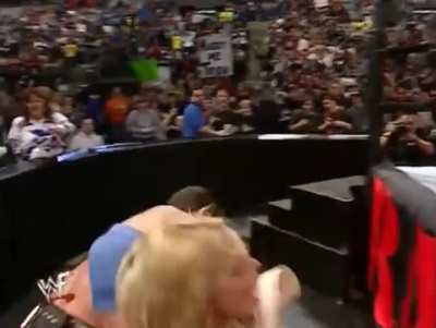 Trish gets spanked by Jazz
