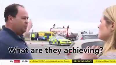 Climate protest&hellip;..the wrong oil. WuE.