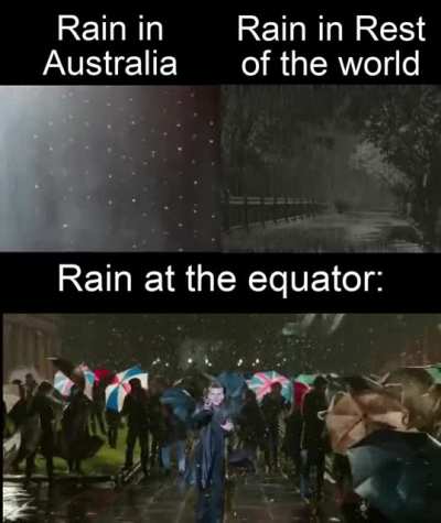 Legend says you can float at the equator