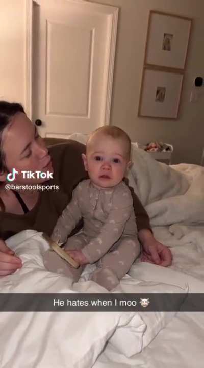 Kid is Scared of cows