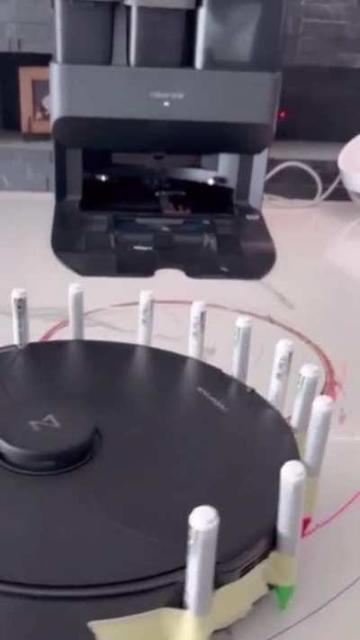 Tiny Pen Vac on White Marble