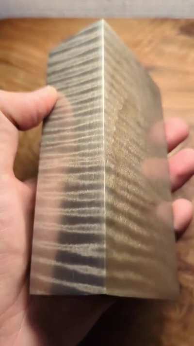 An artist has developed an innovative technique of infusing wood with metal salts to create &ldquo;metalized wood,&rdquo; producing a material that retains the wood&rsquo;s natural grain patterns with a metalic shine