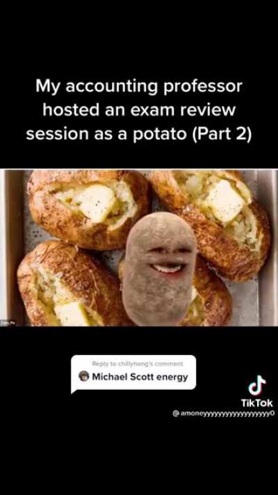 That&rsquo;s Professor Potato Head to you.