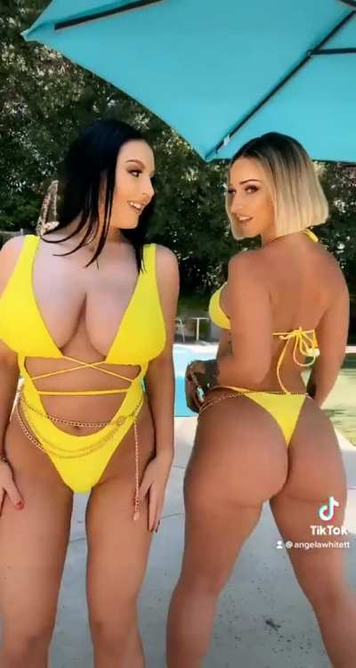 Jada &amp;amp; Angela twerking 🤤🤤