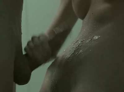 In the shower