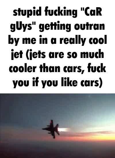 planes are cooler than cars (fuck u car fans)
