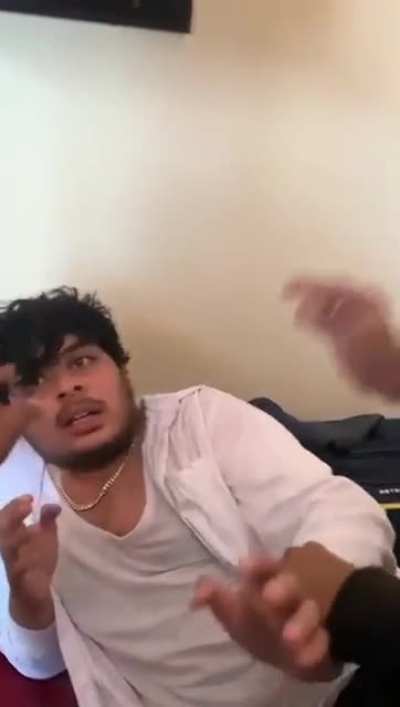 Himank Bansal being assaulted by students of Islamist identity &ldquo; made him chant allah hu Akbar &ldquo; in IBS college , Hyderabad, India by so called Muslim minority