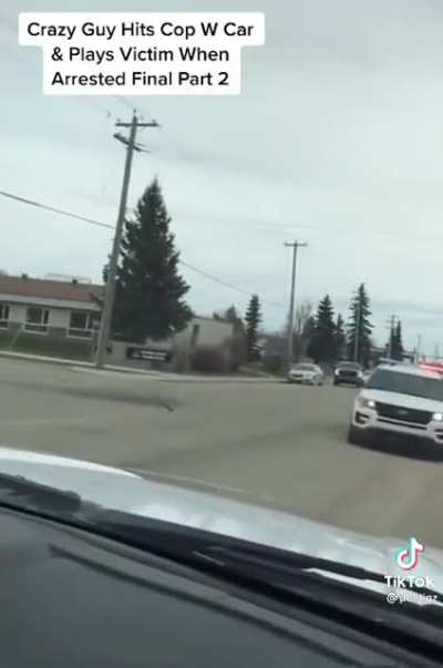 Man side swipes police officer&rsquo;s car resulting in crazy arrest