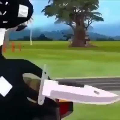 Spiderman receives a stab in the ass