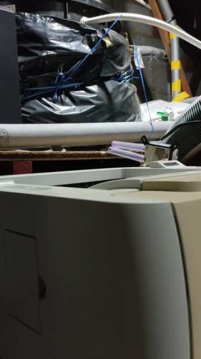 Printer stored in my attic, used only for emergencies..