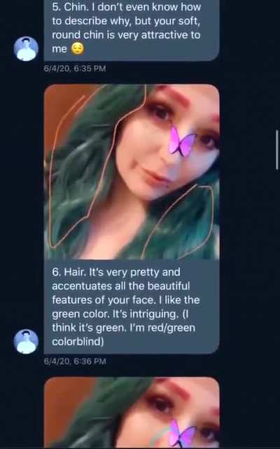 *lemme circle parts of your face and rate them*