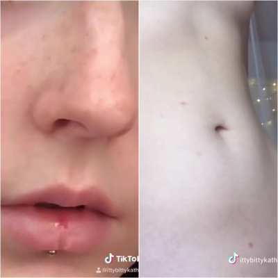 you know that trend where you show parts of your face and reveal it at the end? I did that with my body. Was it what you expected?