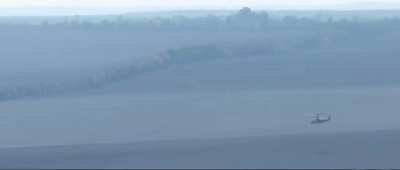 UA pov: KA-52 shot down in early october, parachute visible