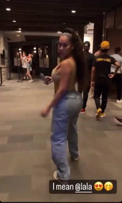 All that ass in them jeans!