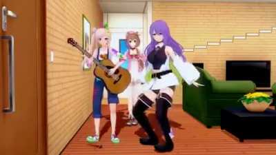 No band-aid, but here's a guitar [Hololive ID Edition] by @ds_marimo