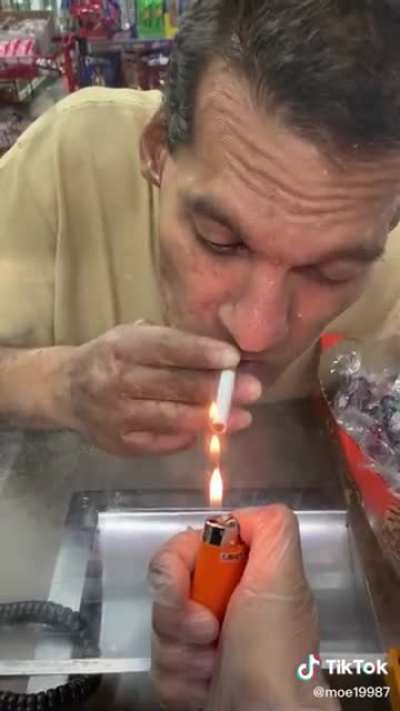 One Drunk Man's Quest for a Smoke