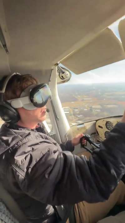 finally i can become a sim pylote while flying
