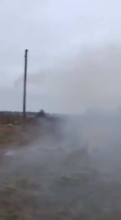 Ukrainians shooting down a russian &lsquo;Kalibr&rsquo; cruise missile using MANPADS today