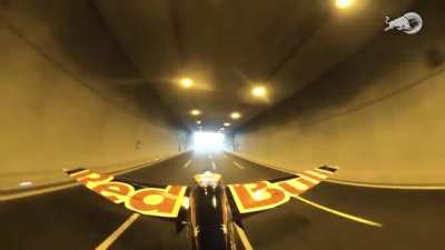 Congratulations to Dario Costa who became the first person ever to fly a plane through TWO tunnels!