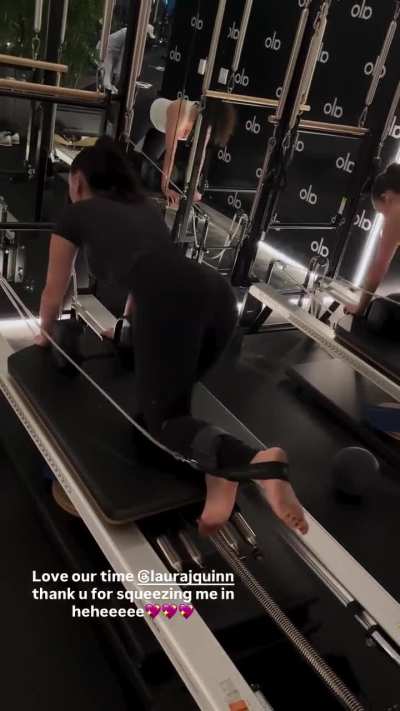 Dafne Keen gym